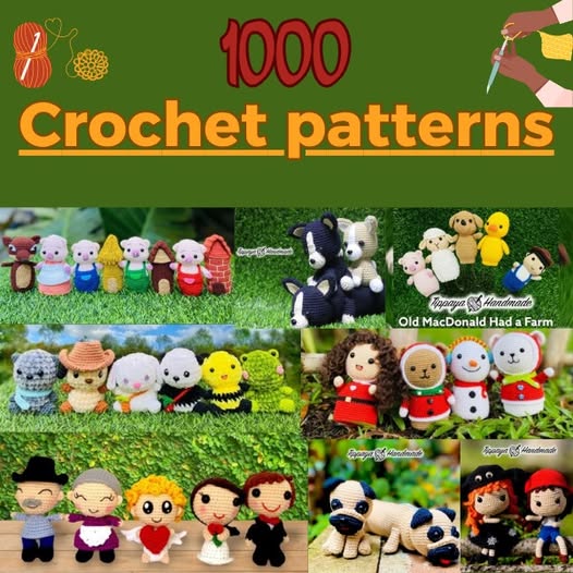 1000 Offers Crochet Pattern,  Amigurumi Keychain patterm , ENGLISH Digital Download