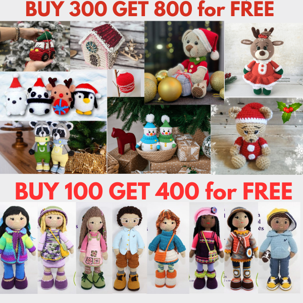 1000 Offers Crochet Pattern,  Amigurumi Keychain patterm , ENGLISH Digital Download